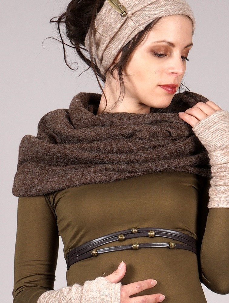 Toonzshop Oöna Snood Scarf Sjaal Dames Bruin | GP0856943