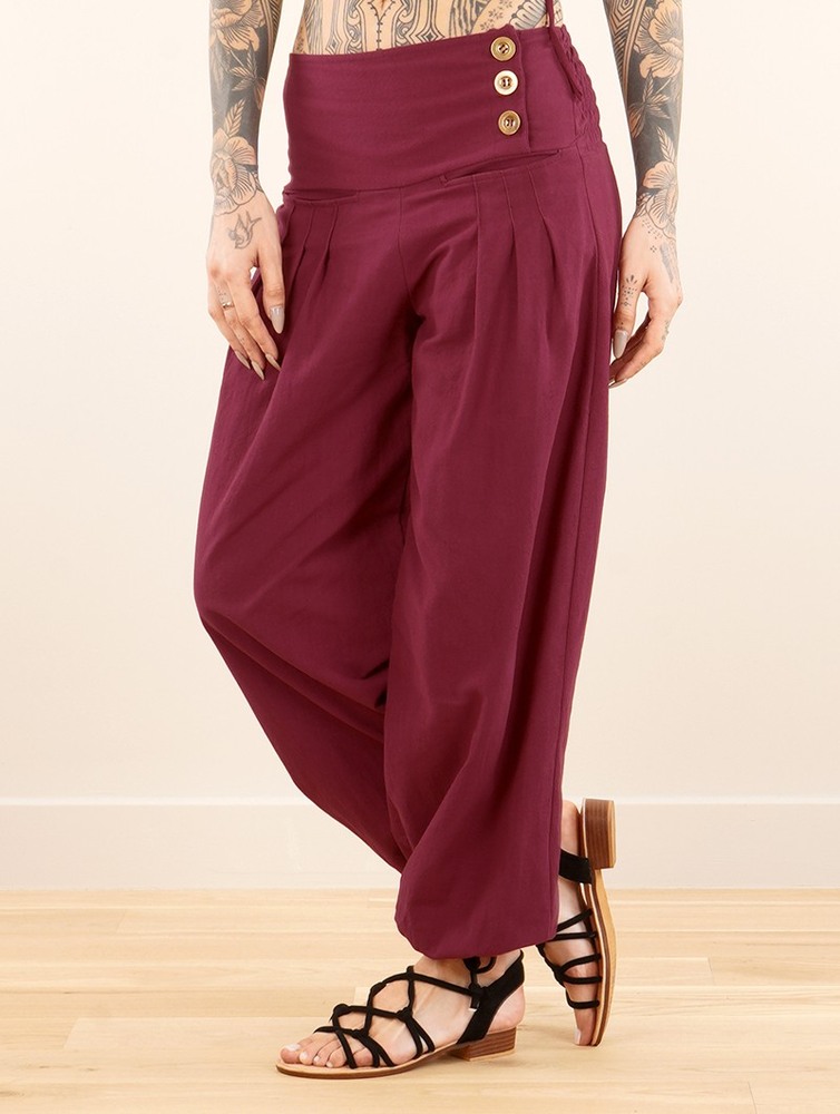 Toonzshop Ravija Harem Pants Broek Dames Wine | BC5734091