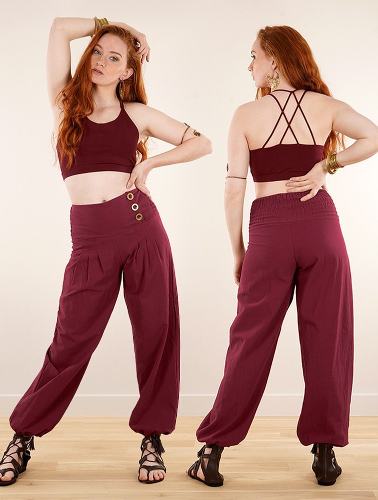 Toonzshop Ravija Harem Pants Broek Dames Wine | BC5734091