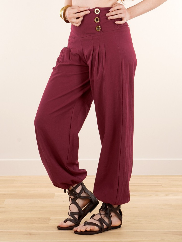 Toonzshop Ravija Harem Pants Broek Dames Wine | BC5734091