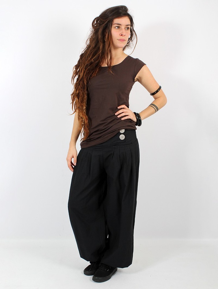 Toonzshop Ravija Saroual Broek Dames Zwart | KZ6045179