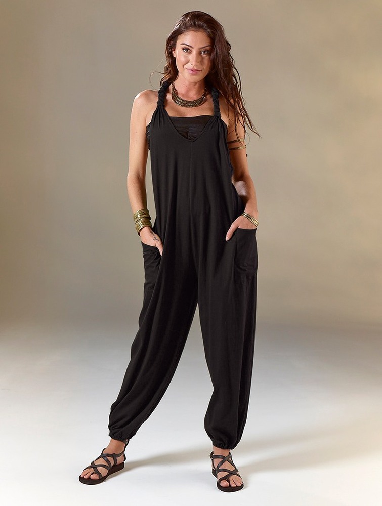 Toonzshop Sampatti Harem Pant Overalls Broek Dames Zwart | MA5928147