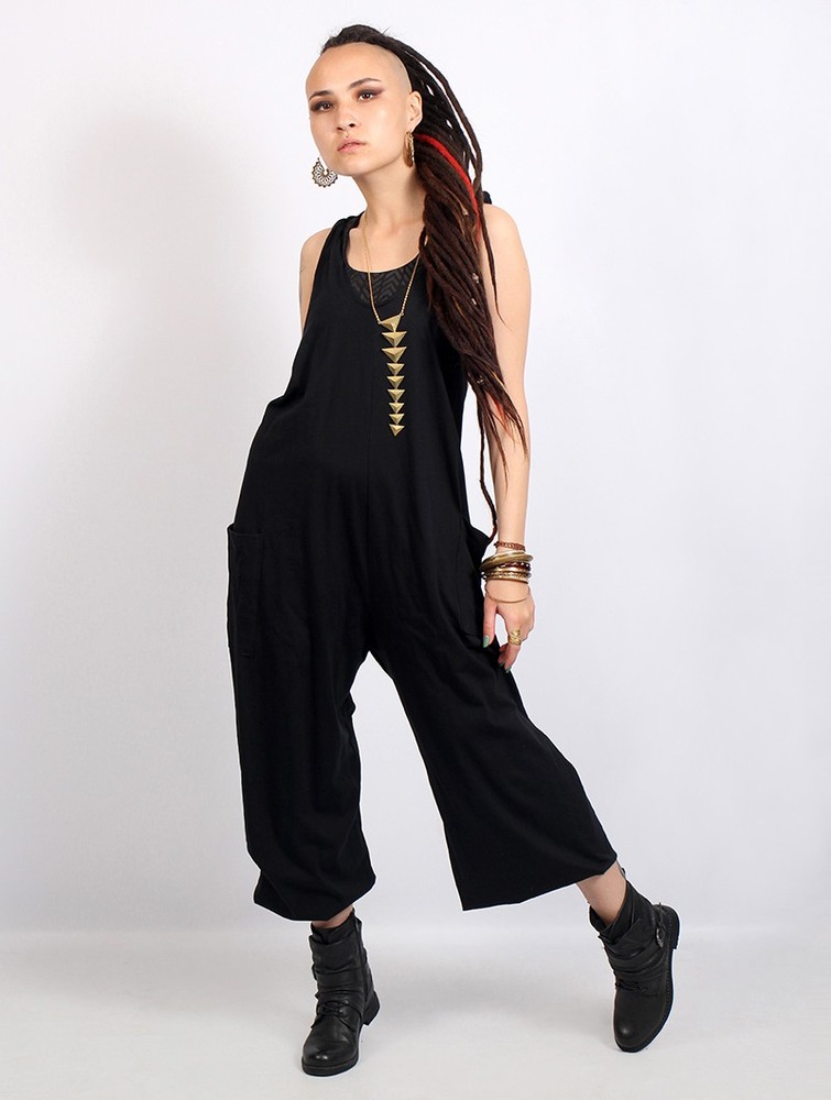 Toonzshop Sampatti Harem Pant Overalls Broek Dames Zwart | MA5928147