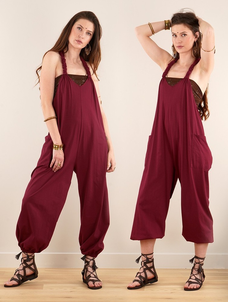 Toonzshop Sampatti Harem Pant Overalls Broek Dames Wine | CA9057316