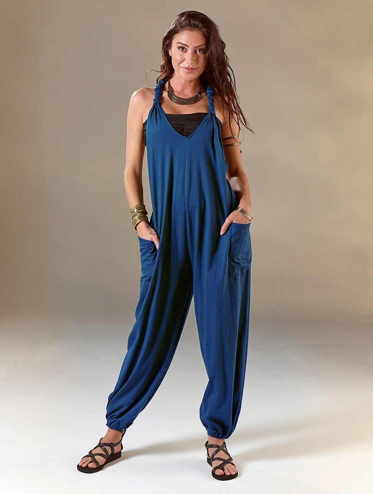 Toonzshop Sampatti Harem Pant Overalls Broek Dames Blauw | QC7395640