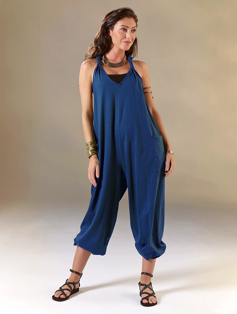 Toonzshop Sampatti Harem Pant Overalls Broek Dames Blauw | QC7395640