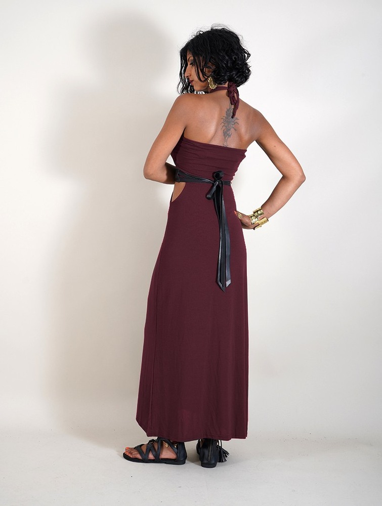 Toonzshop Sheherazade Long Dress Jurk Dames Wine | XA6502431