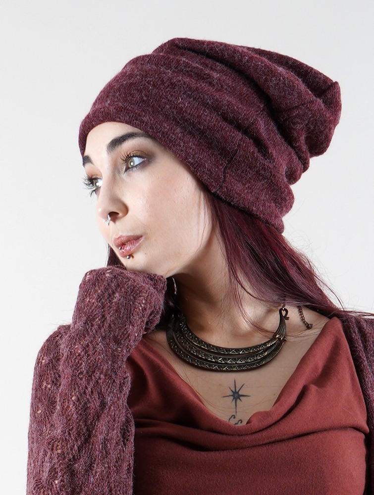 Toonzshop Sükk Dreadlocks Big Beanie Muts Dames Wine | MB6453719