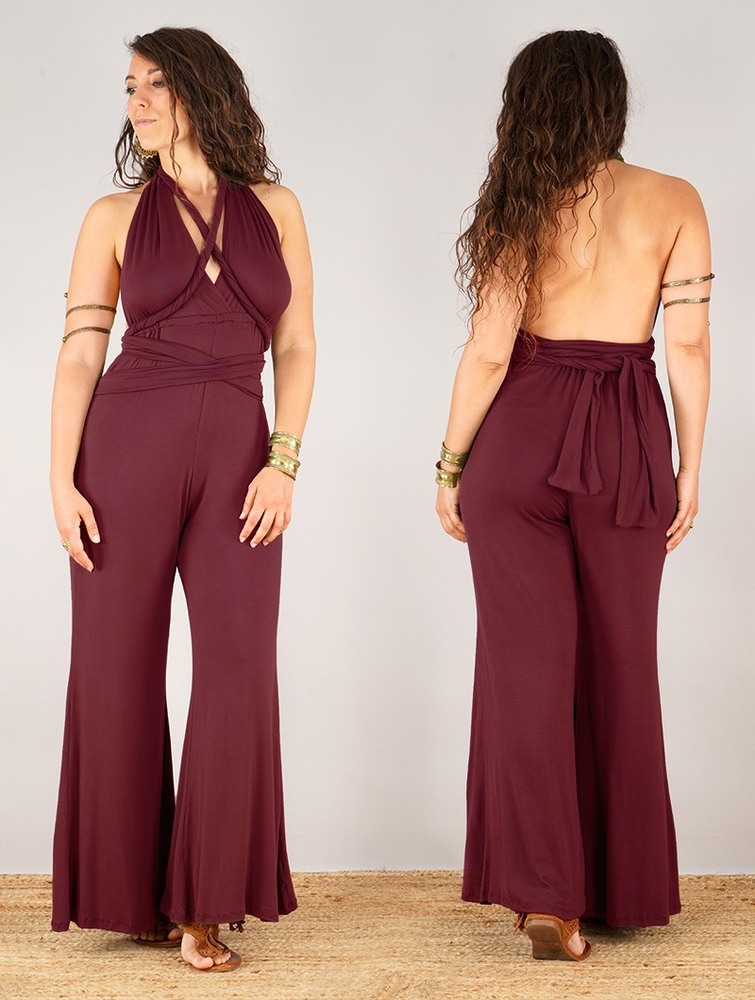 Toonzshop Wakiza Infinity Jumpsuit Jumpsuit Dames Wine | EO4519863