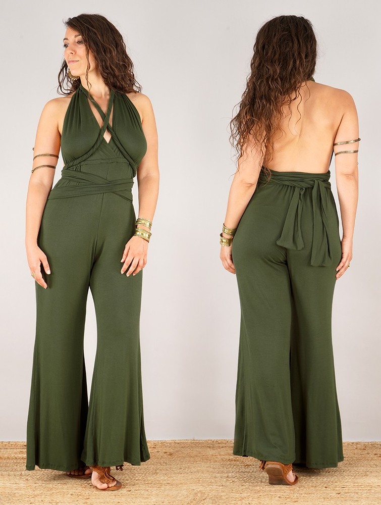 Toonzshop Wakiza Infinity Jumpsuit Jumpsuit Dames Olijfgroen Groen | JN4710289