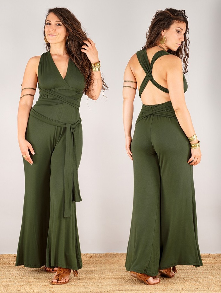 Toonzshop Wakiza Infinity Jumpsuit Jumpsuit Dames Olijfgroen Groen | JN4710289