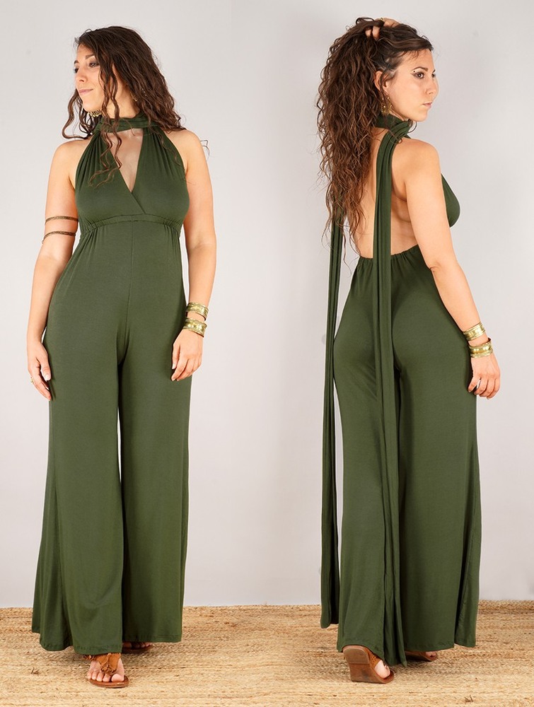 Toonzshop Wakiza Infinity Jumpsuit Jumpsuit Dames Olijfgroen Groen | JN4710289