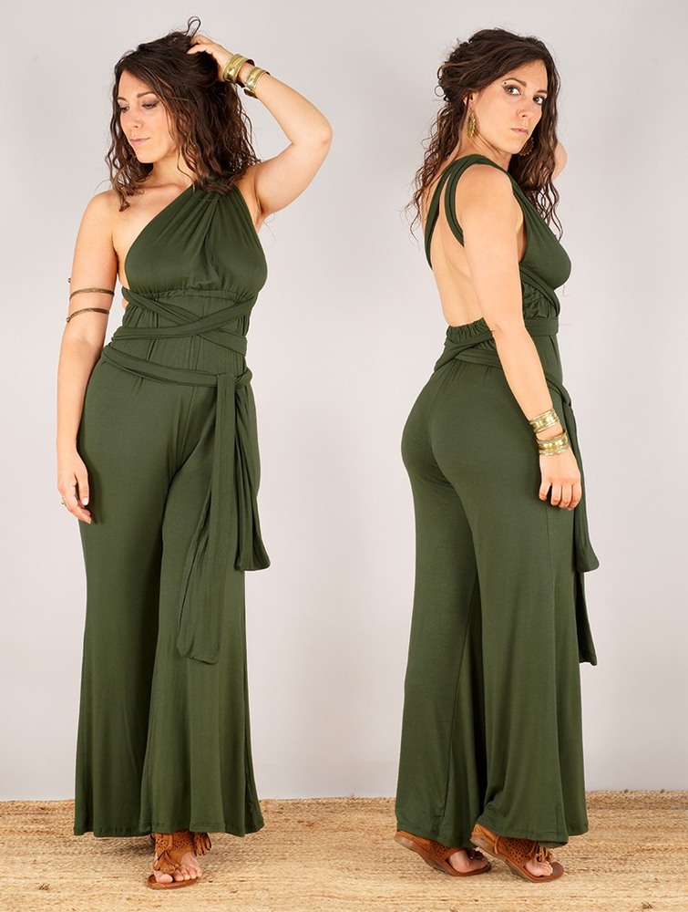 Toonzshop Wakiza Infinity Jumpsuit Jumpsuit Dames Olijfgroen Groen | JN4710289