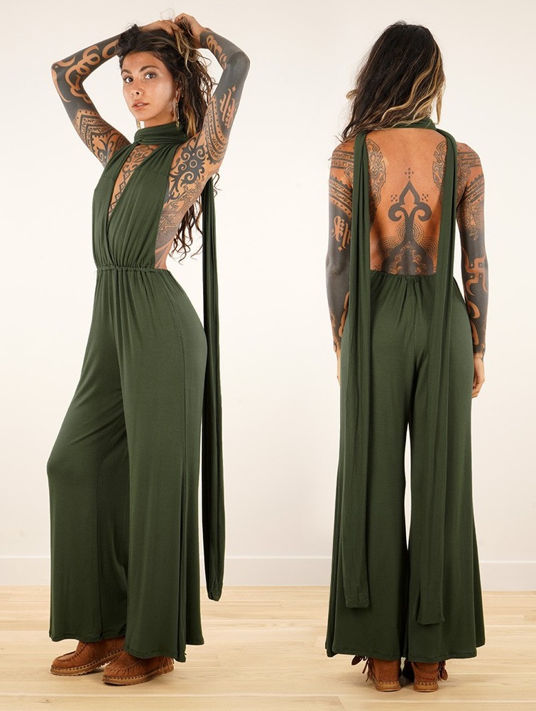 Toonzshop Wakiza Infinity Jumpsuit Jumpsuit Dames Olijfgroen Groen | JN4710289