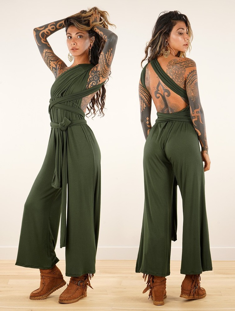 Toonzshop Wakiza Infinity Jumpsuit Jumpsuit Dames Olijfgroen Groen | JN4710289