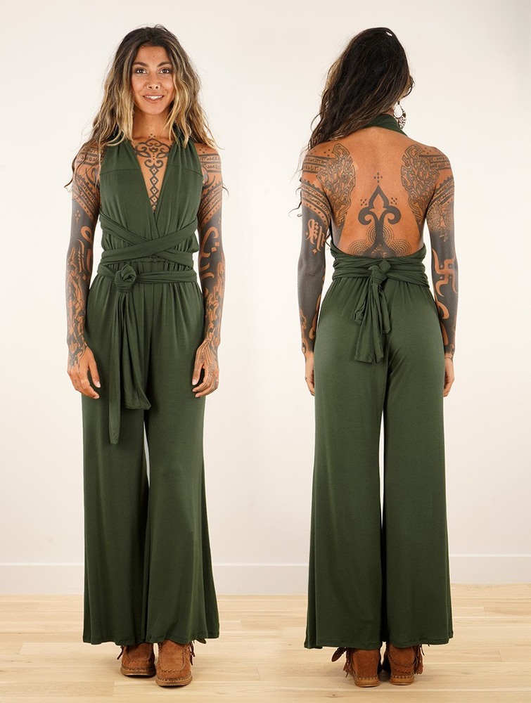 Toonzshop Wakiza Infinity Jumpsuit Jumpsuit Dames Olijfgroen Groen | JN4710289