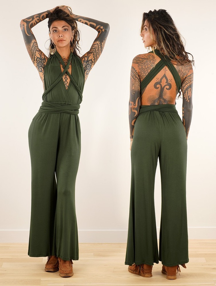 Toonzshop Wakiza Infinity Jumpsuit Jumpsuit Dames Olijfgroen Groen | JN4710289