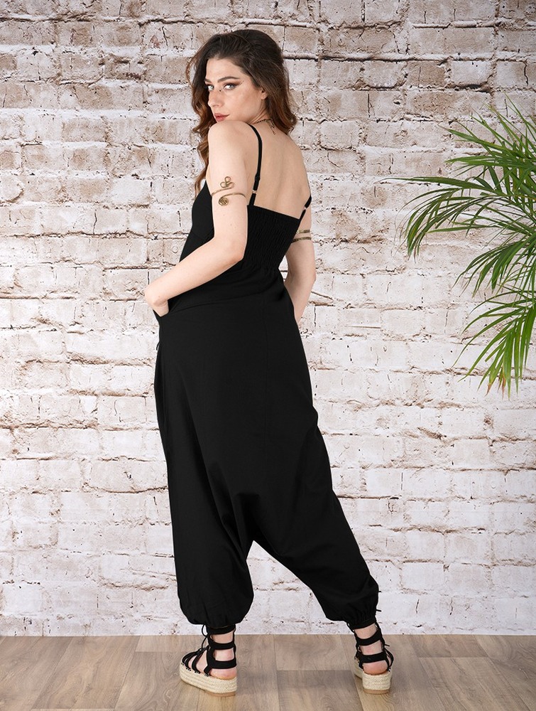 Toonzshop Yahnaa Harem Pant Overalls Broek Dames Zwart | ND1238095