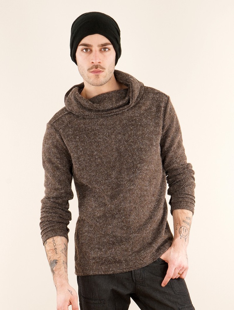 Toonzshop Özz Sweater Top Trui Heren Bruin | TX6538240